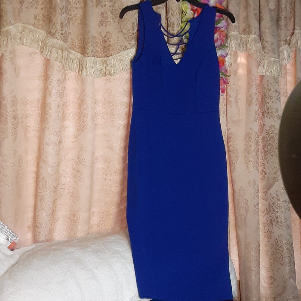 Blue dress